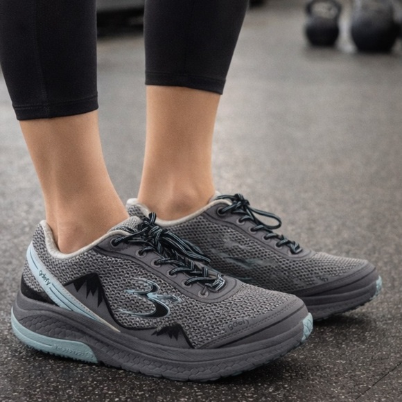 Gdefy Shoes - Gravity Defyer GDEFY Mighty Walk Women’s Athletic Shoes | Gray Teal | Size 6